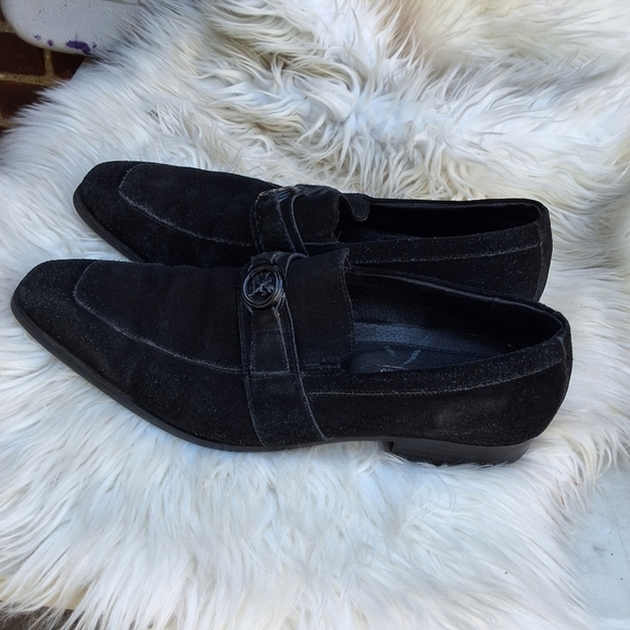 Stacy Adams‎ Black suede stylized loafers 11.5 - Picture 1 of 11